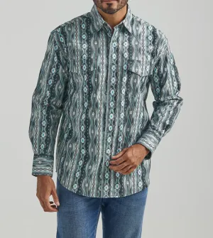 112318602 - Wrangler Men's checotah Pearl -Snapped Shirt