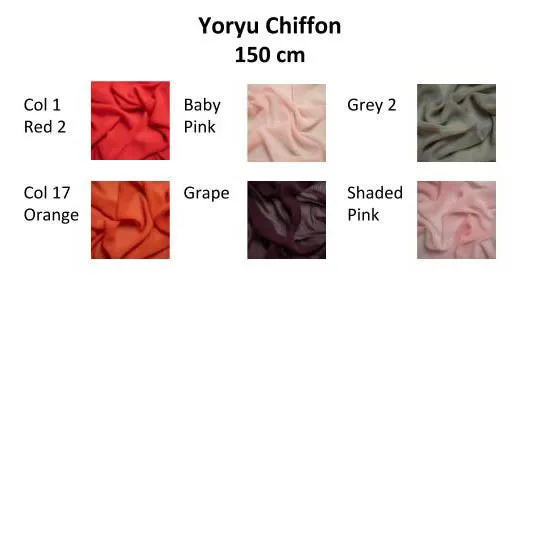 150cm Yoryu Crepe Chiffon