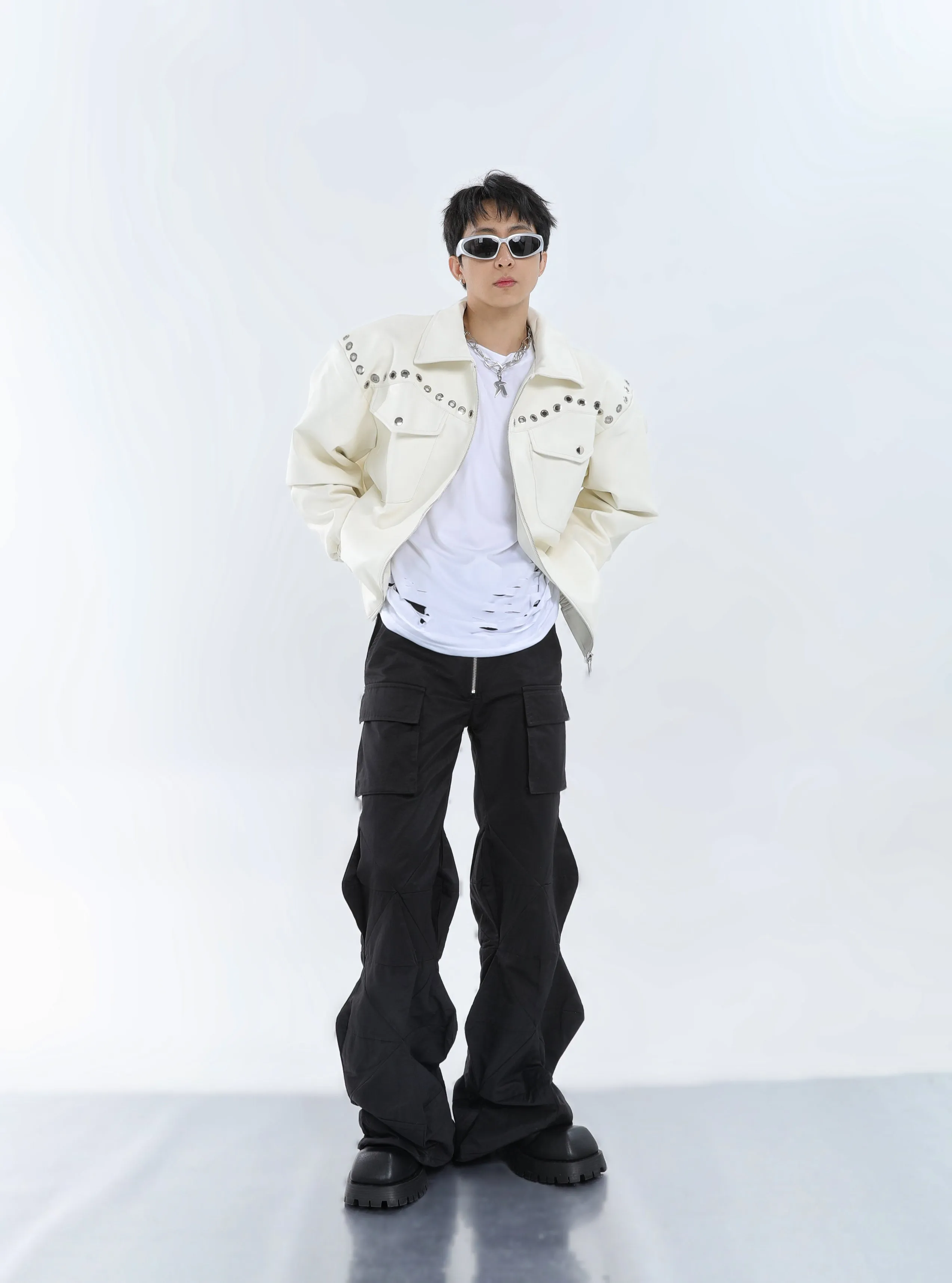 【23s September.】3D Cut Flared Casual Pants -M