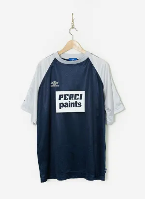 90s Umbro Shirt #49 | Percival x Classic Football Shirts | Black