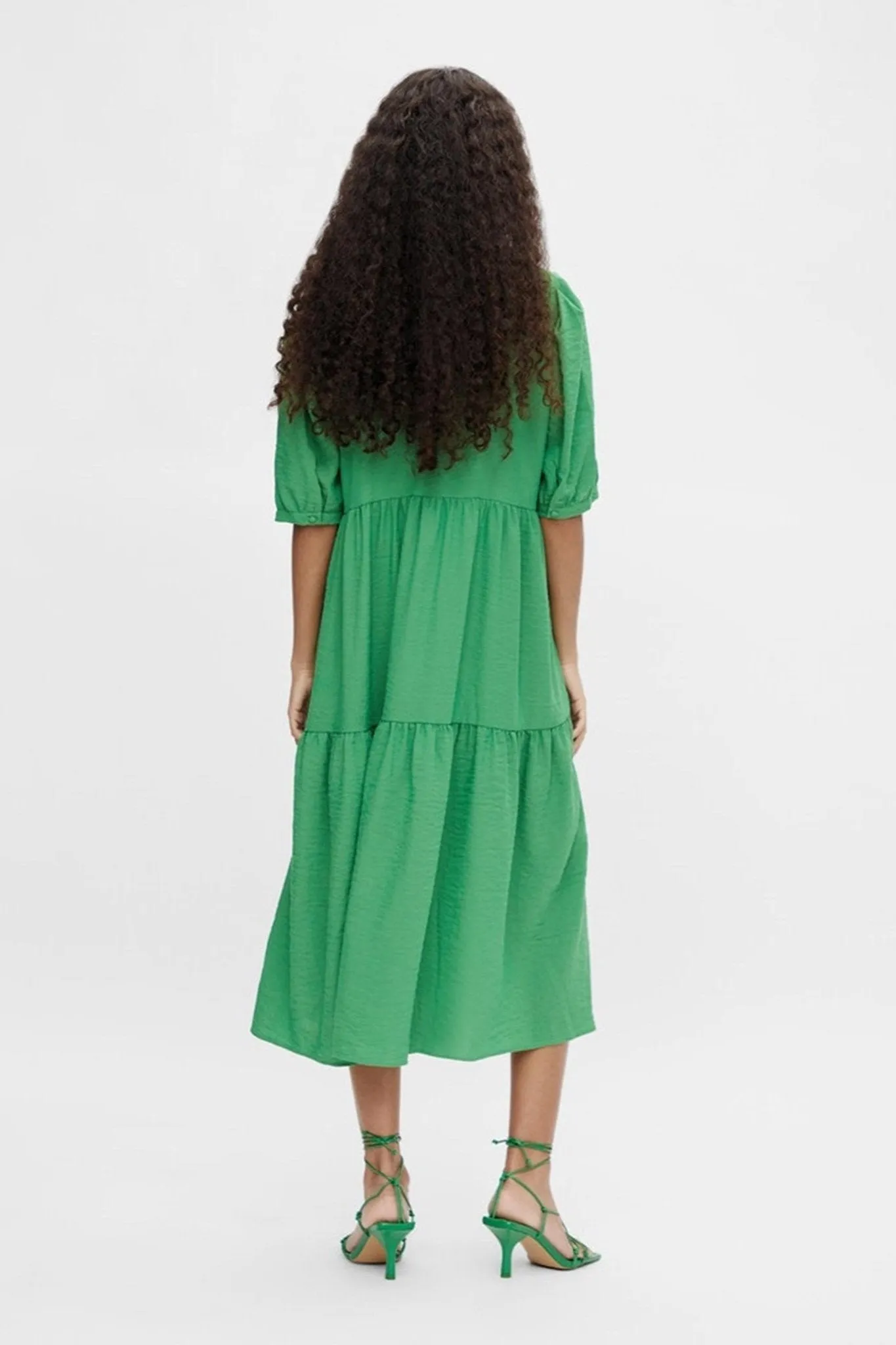 Alaia Long Dress - Artichoke Green