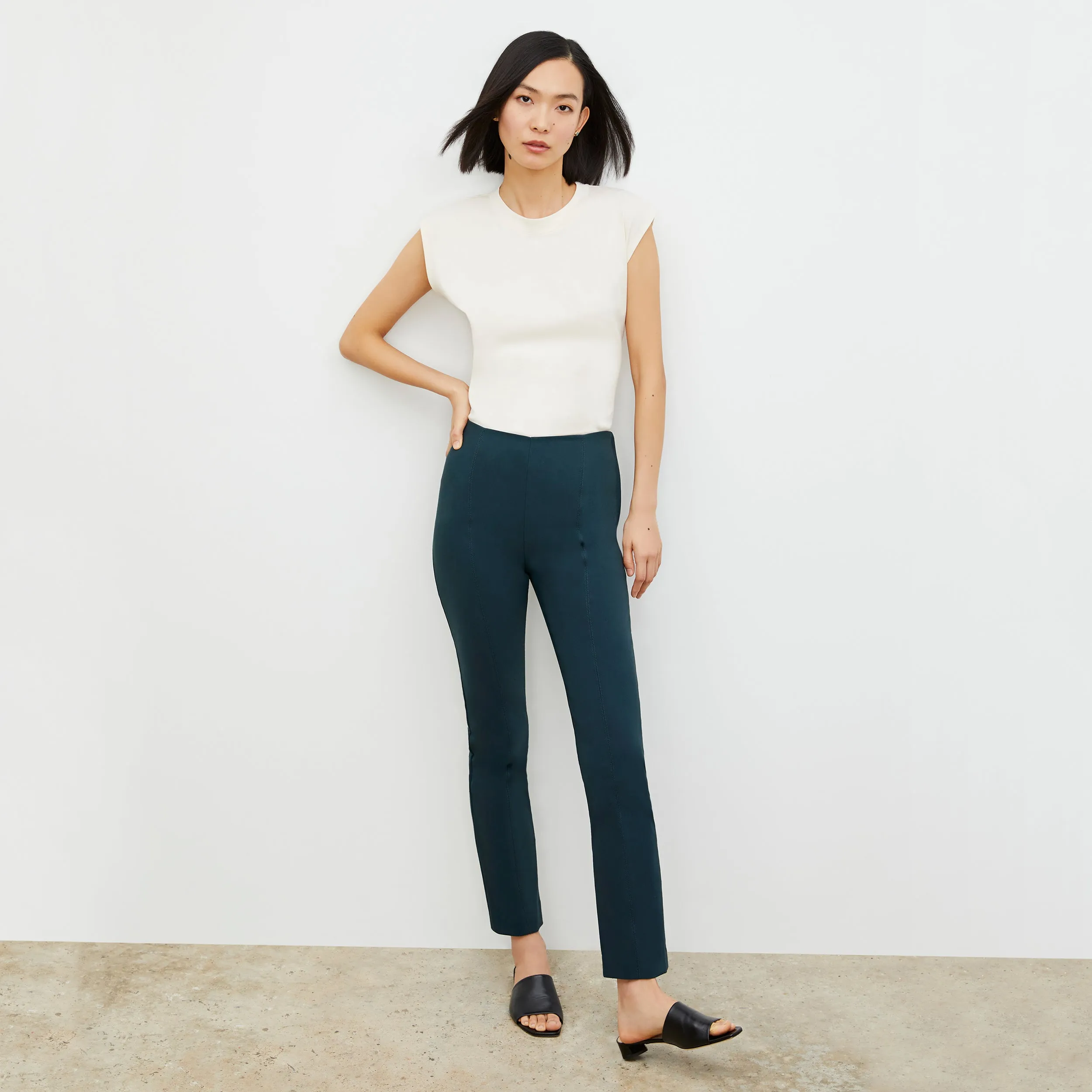 Alina T-Shirt - Pima Cotton :: Ivory