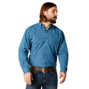 Ariat Mens Braxton Classic Long Sleeve Shirt - Spellbound Teal