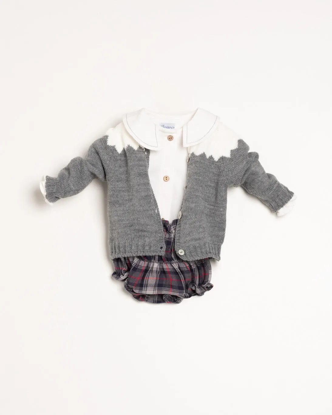 Baby Girl Gray Cardigan