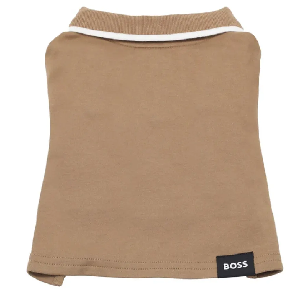 Boss Classic Polo Tshirt for Dogs (Camel)