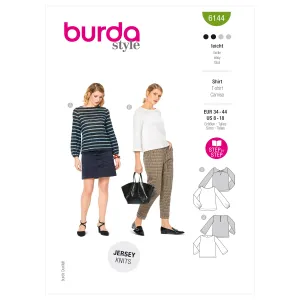 Burda Pattern 6144 Misses' Top