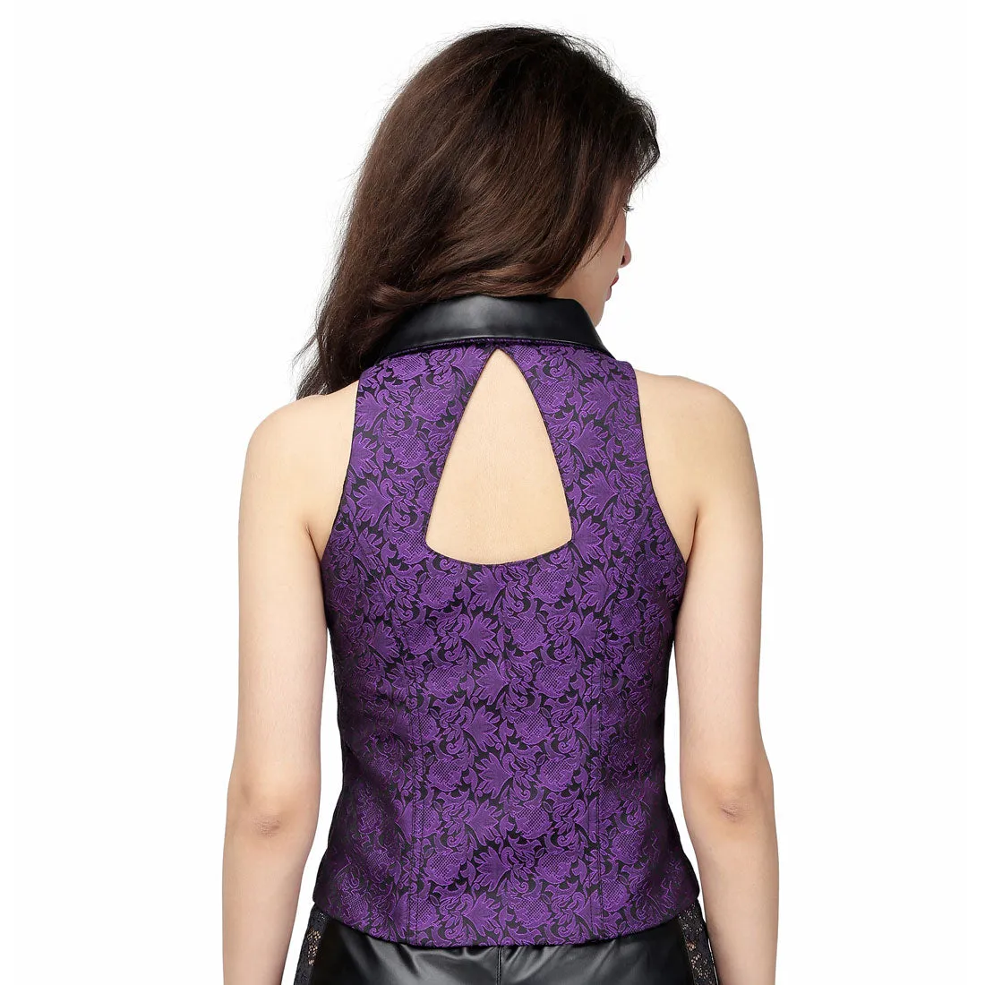 Camille Gothic Notch Collar Waistcoat