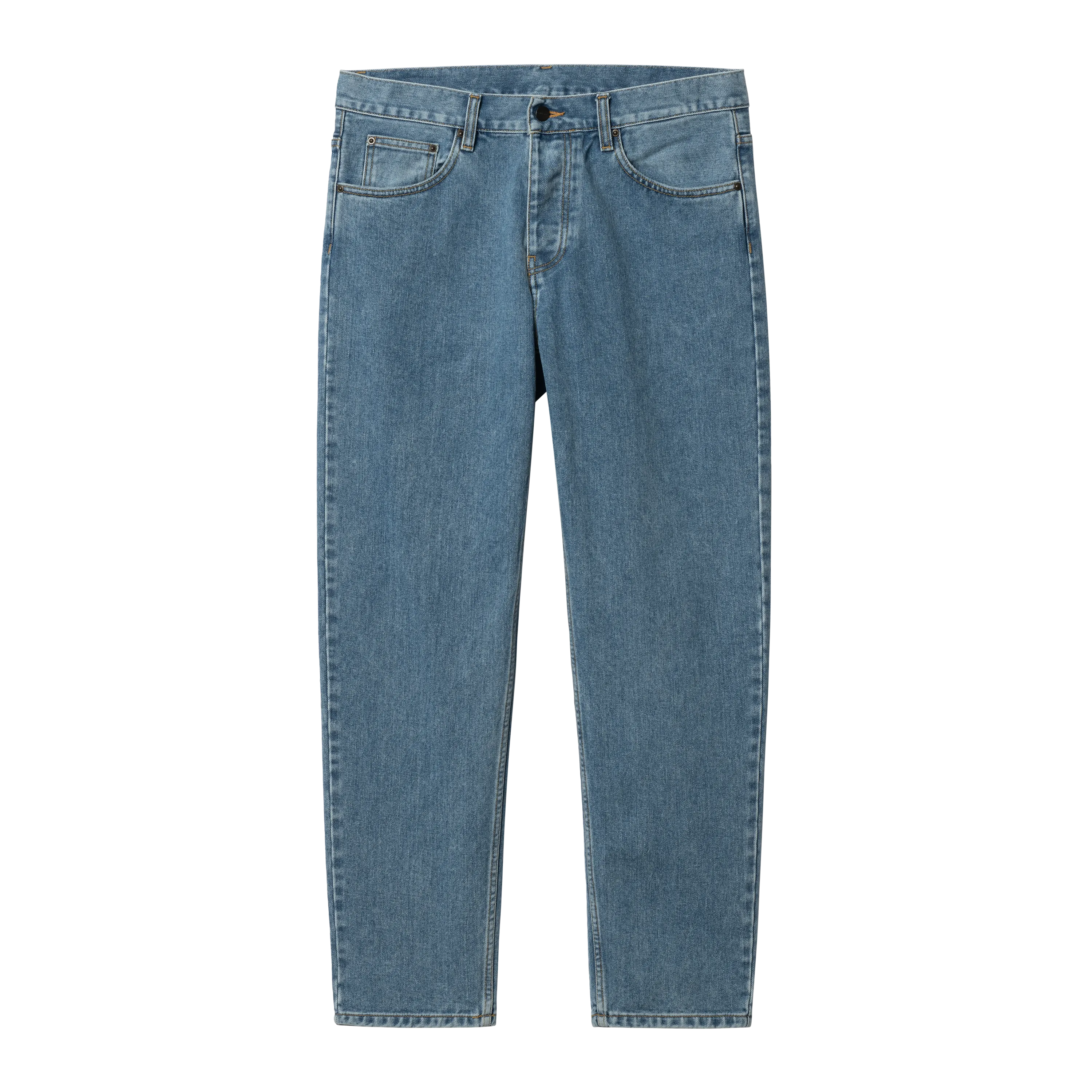 Carhartt WIP Newel Pant - Blue light used wash