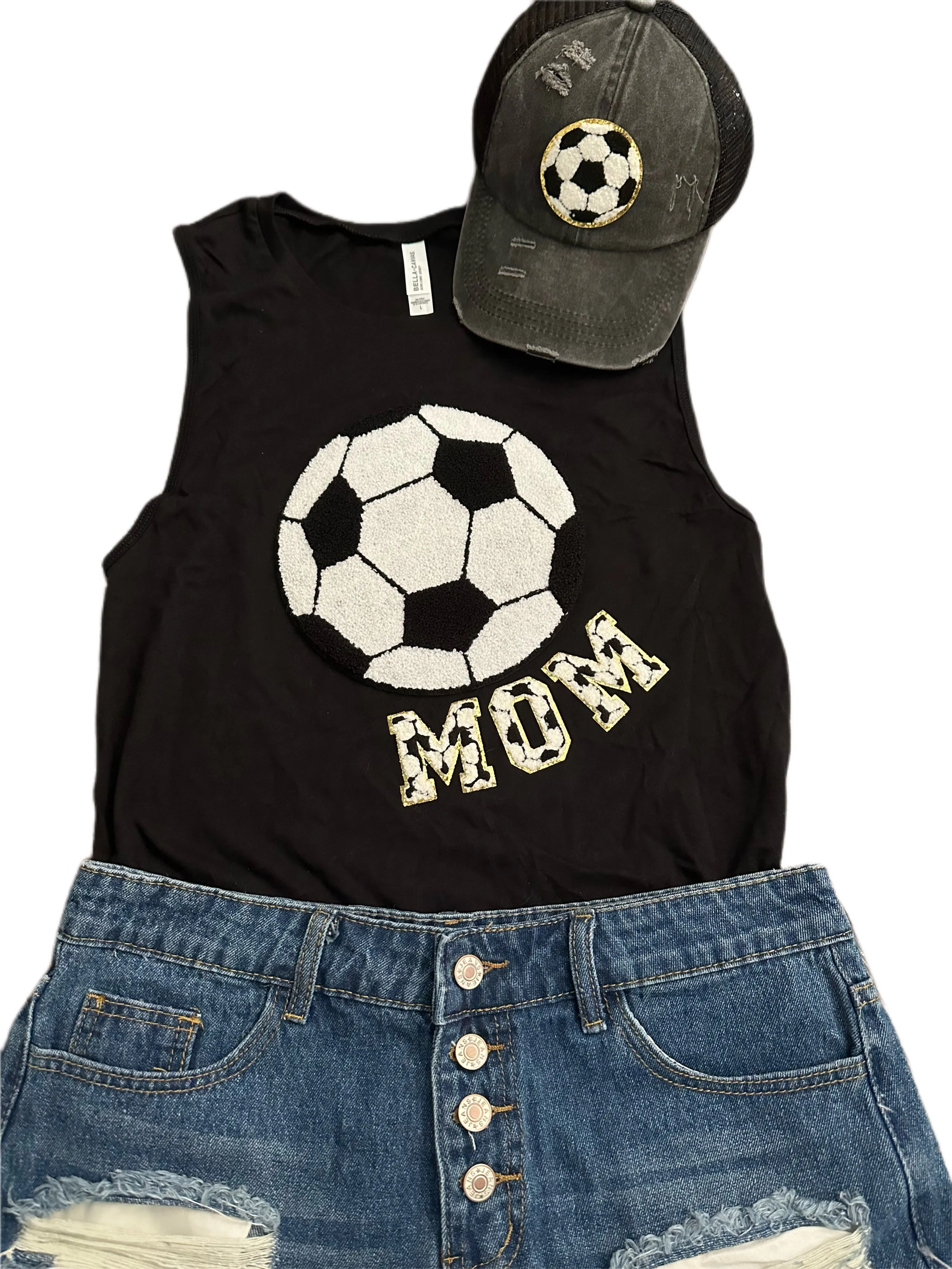 Chenille Patch Soccer Tops