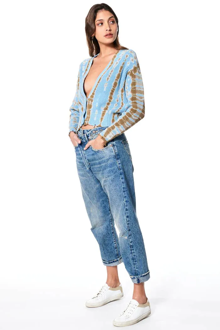 Clark Crop Cardi - Arctic Web Wash