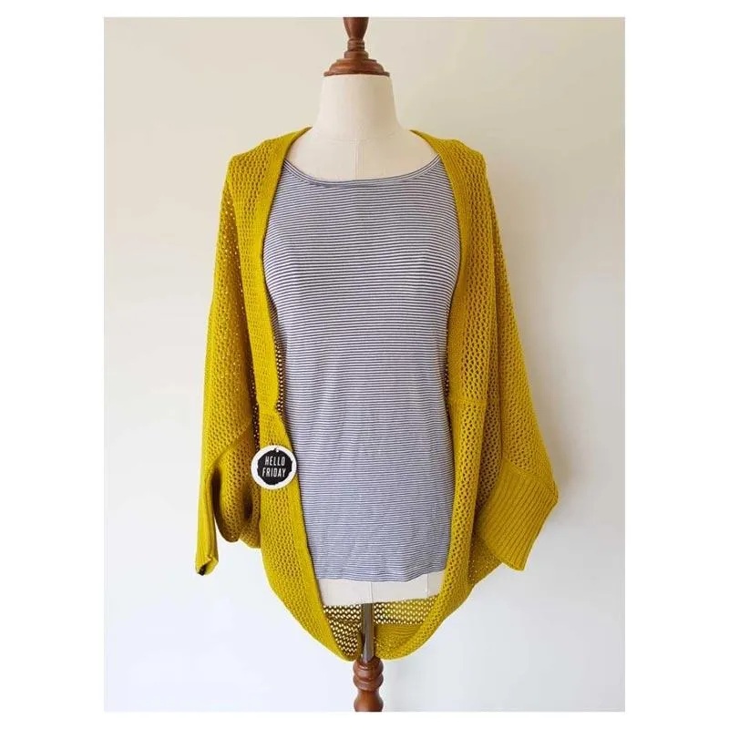 Crowd Pleaser Cardigan – Citrine