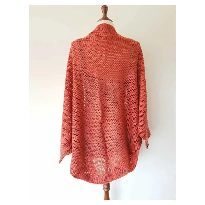 Crowd Pleaser Cardigan – Terracotta