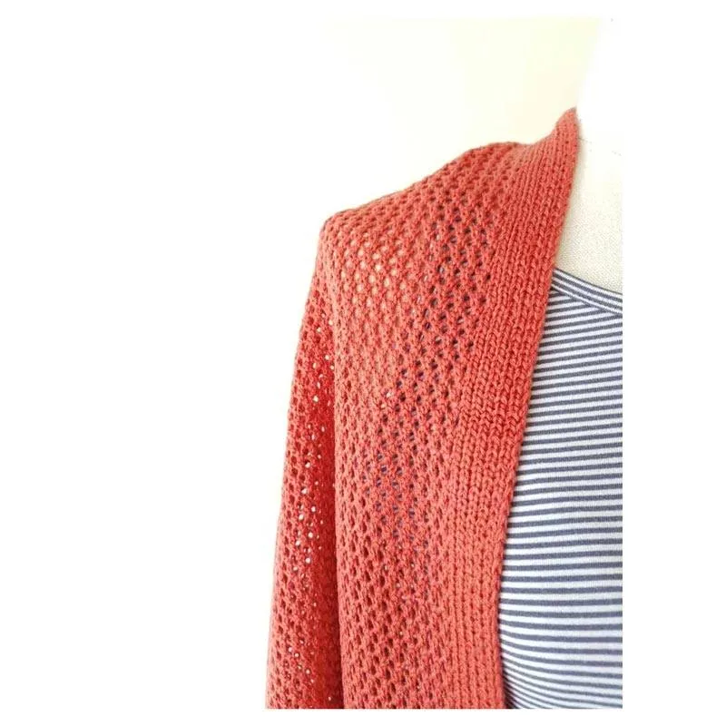 Crowd Pleaser Cardigan – Terracotta