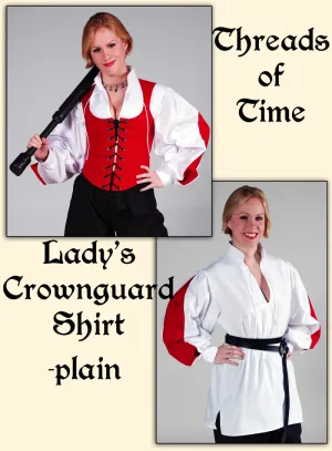 Ladies Crownguard Tunic in All Styles - Celtic, Tribal, Ironworks, Tudor Rose Design