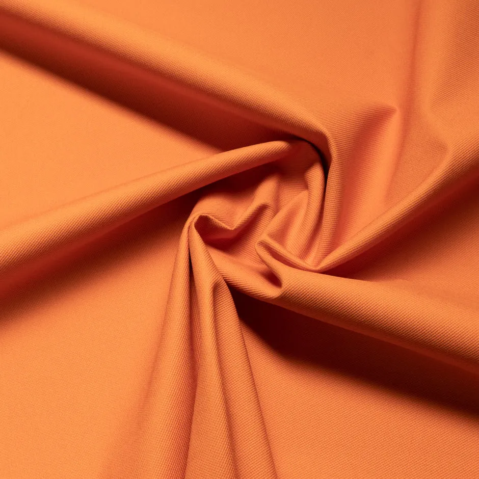 Deep Orange Microfibre Backed Cotton