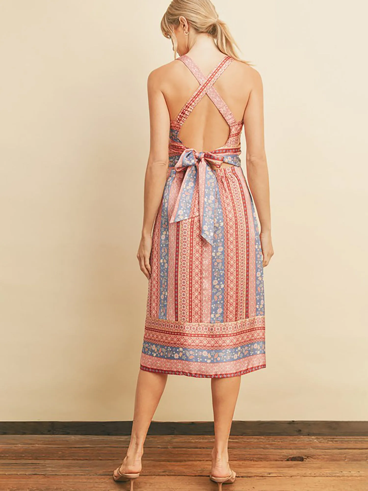 Dress Forum Breath Deeper A-Line Midi Skirt