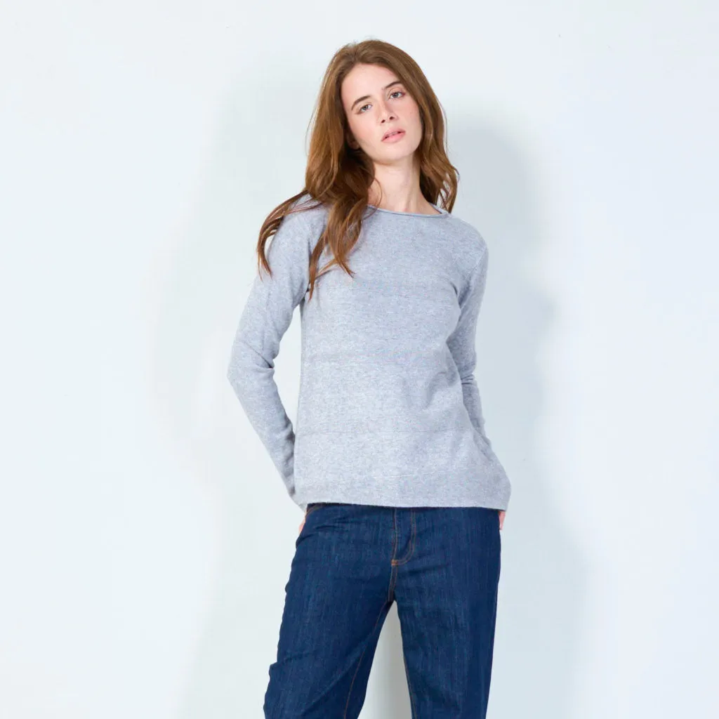 Elegant relaxed-fit sweater wholesale