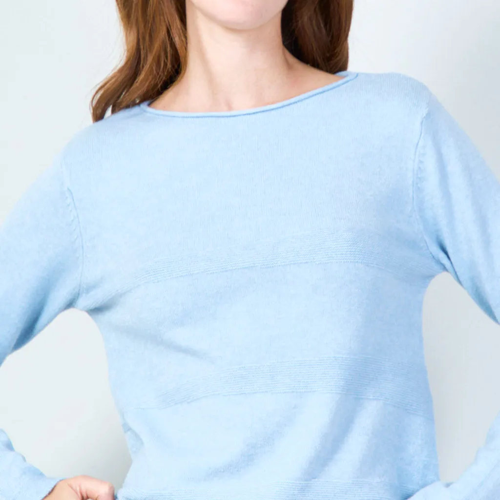 Elegant relaxed-fit sweater wholesale