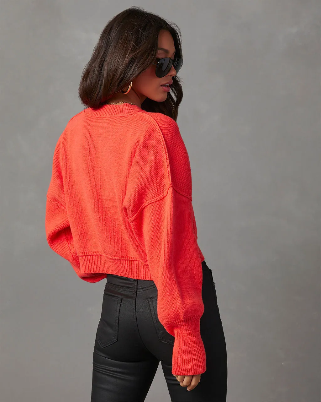 Elouise Cropped Crewneck Sweater