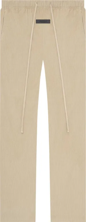 Fear of God Essentials Relaxed Corduroy Pants 'Sand', tan