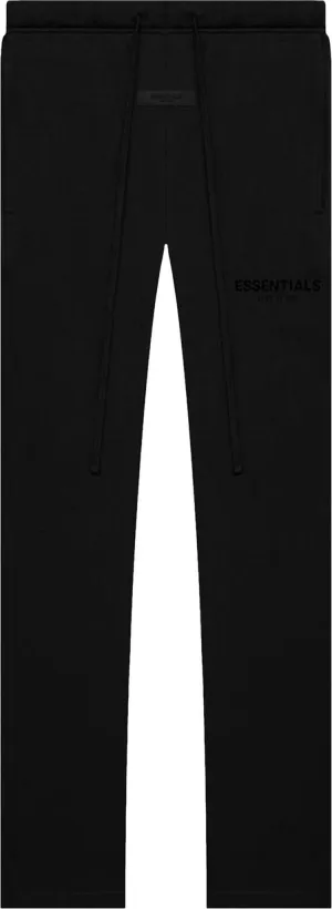 Fear of God Essentials Relaxed Sweatpants 'Stretch Limo', Black