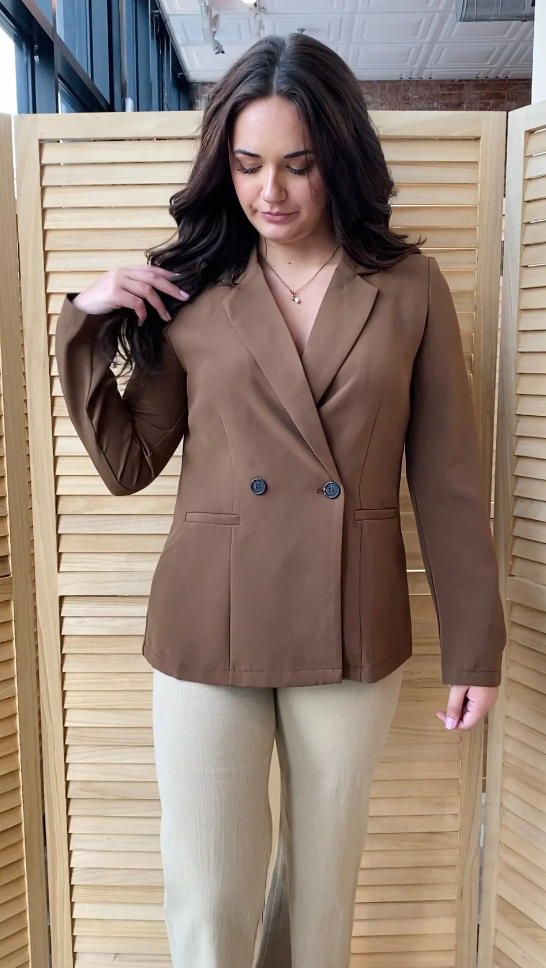 Girl Boss Jacket | Brown