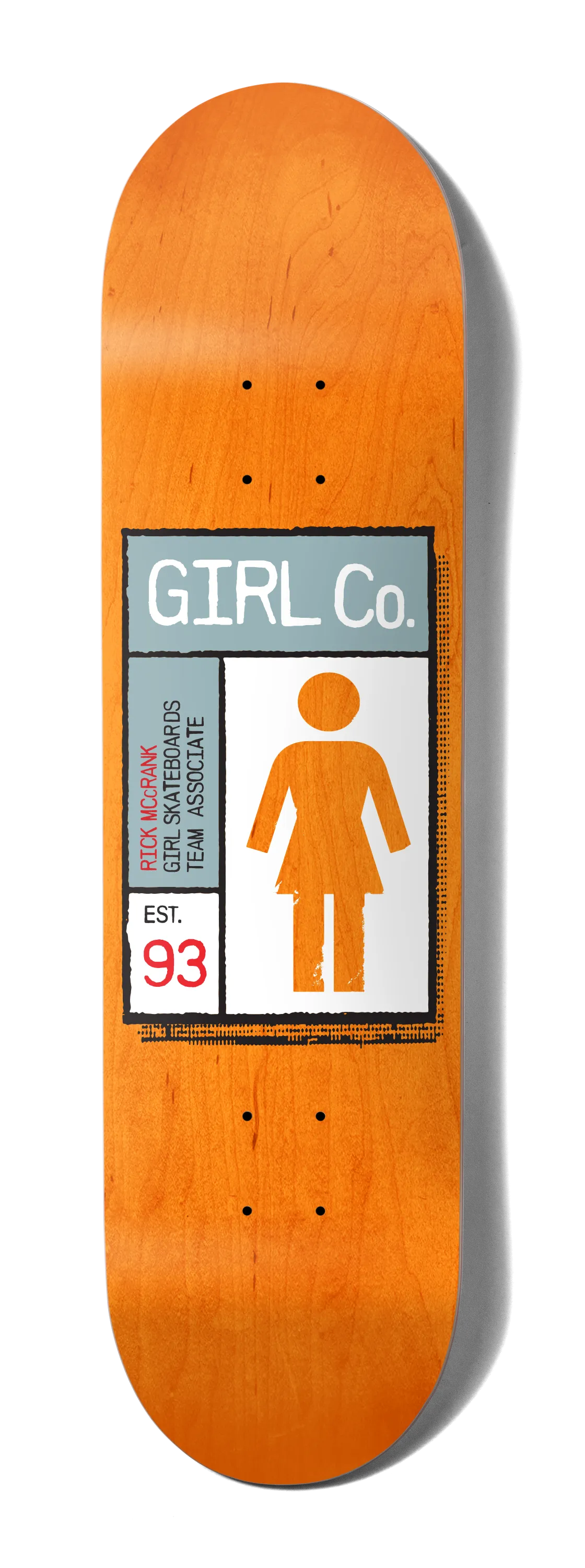 Girl Skateboard Deck Gridbox Rick McCrank 8.5"