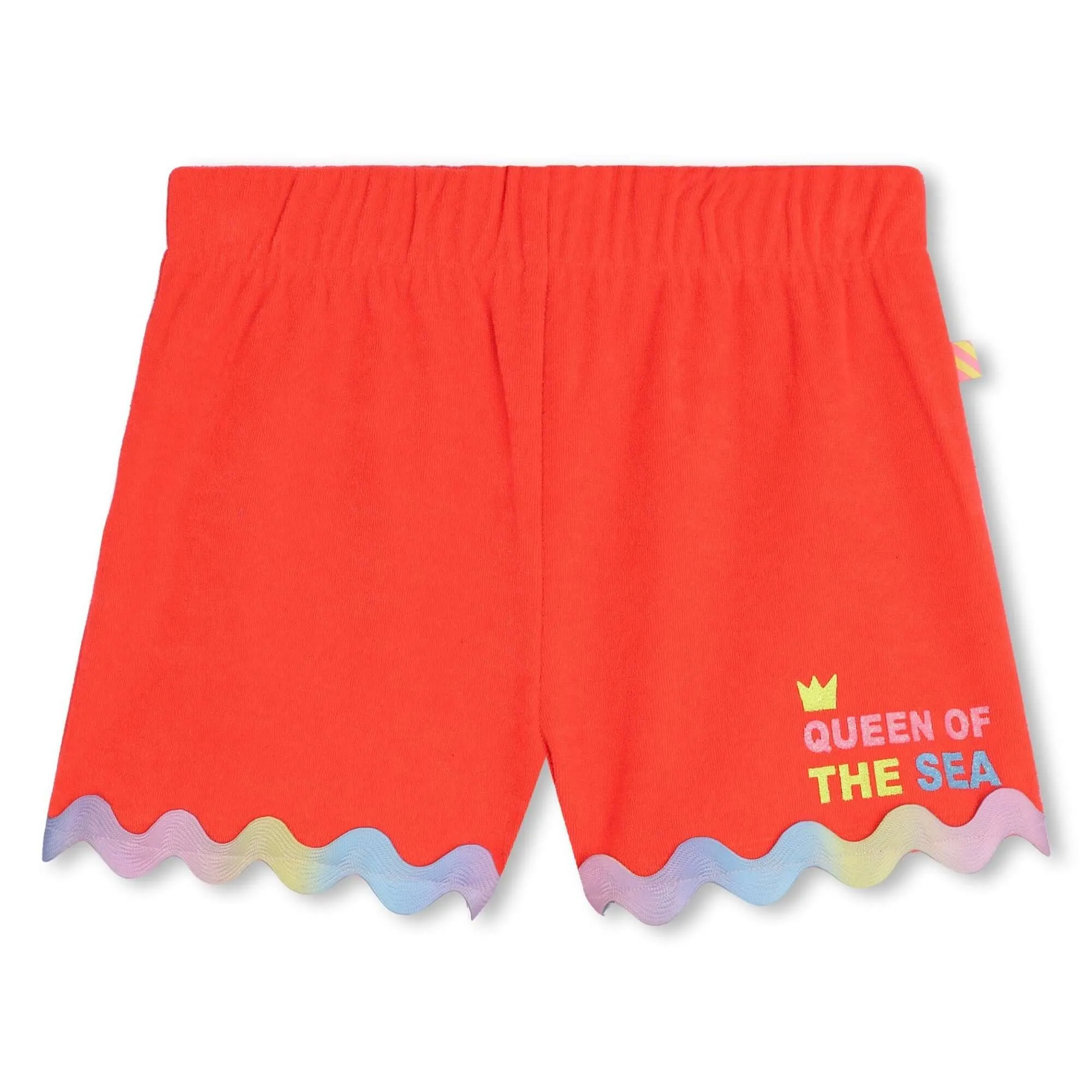 Girls Orange Queen Of The Sea Shorts