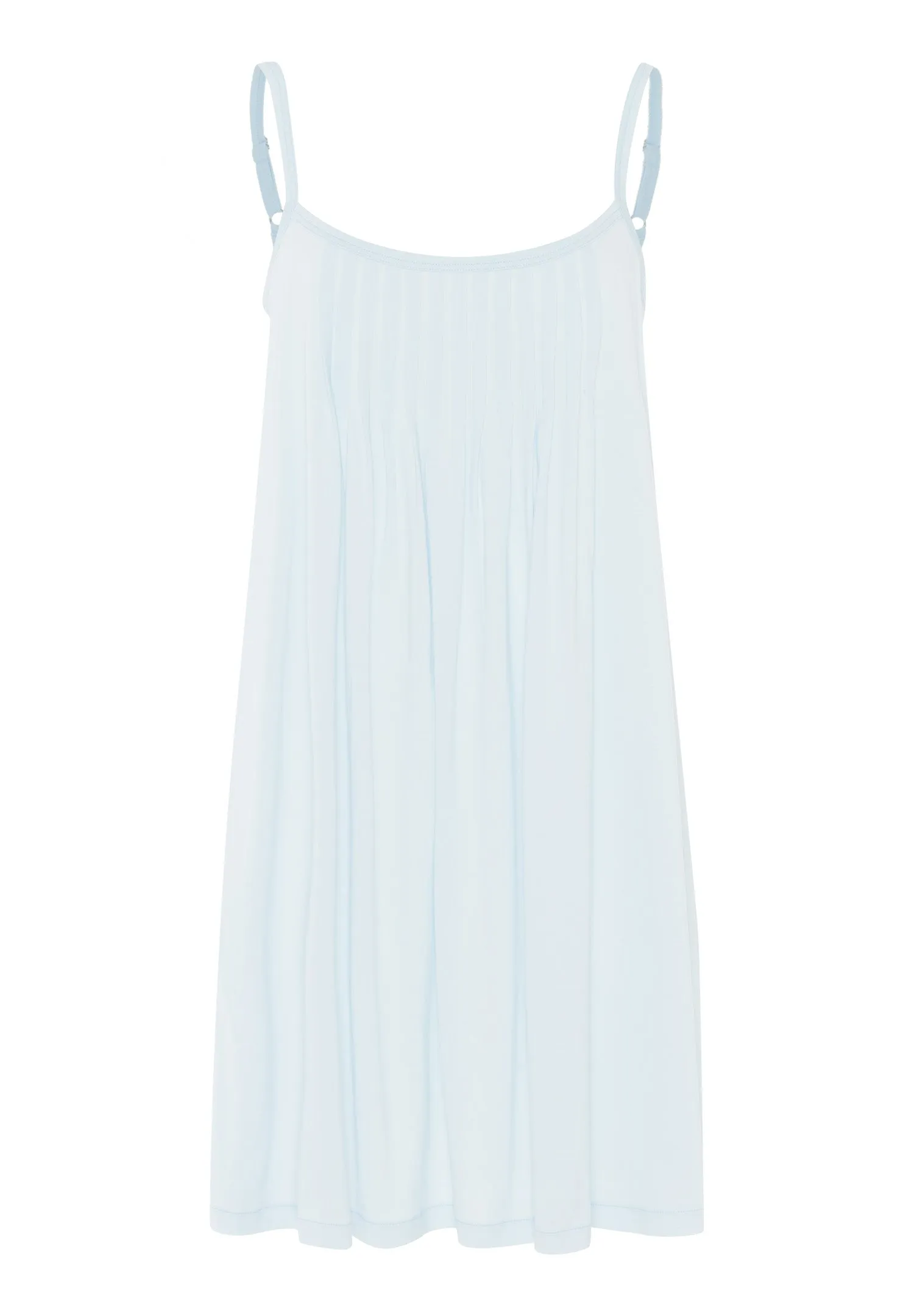 Juliet Pleated Cotton Babydoll | Whispering Blue 77747-2503