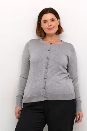 Kaffe Curve Regitta Cardigan in Silver