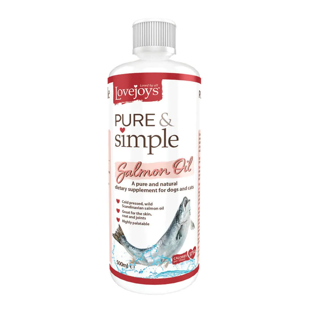 Lovejoys Pure & Simple Salmon Oil For Dogs