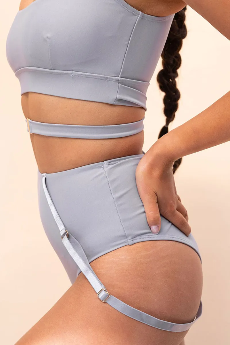 Lunalae Kehlani High Waist Bottoms - Recycled Grey