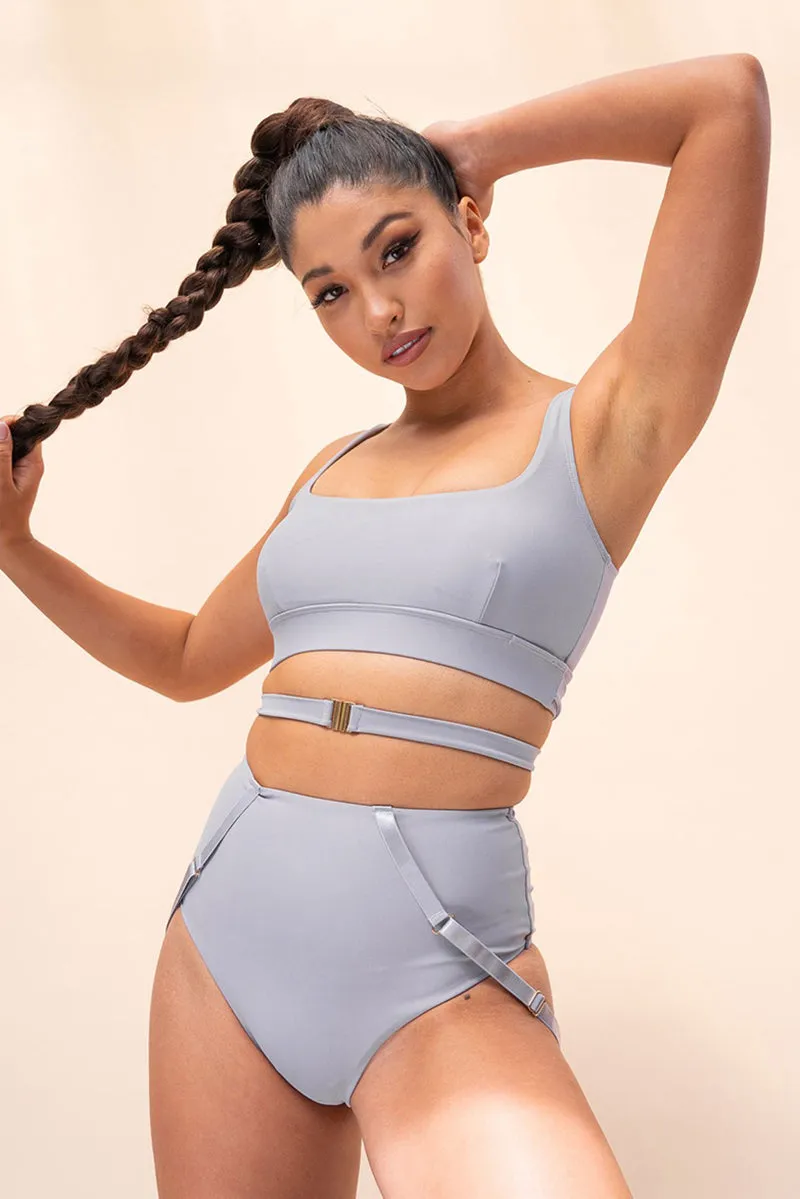 Lunalae Kehlani High Waist Bottoms - Recycled Grey