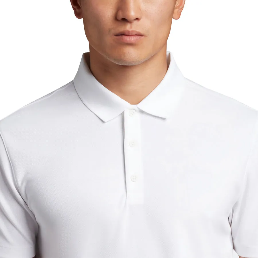 Lyle & Scott Tonal Eagle Golf Tech Polo Shirt - White