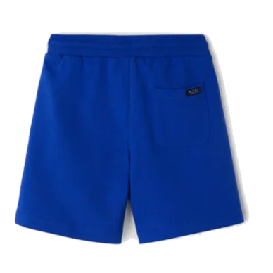 Mayoral - Boys Drawstring Fleece Shorts in Ocean