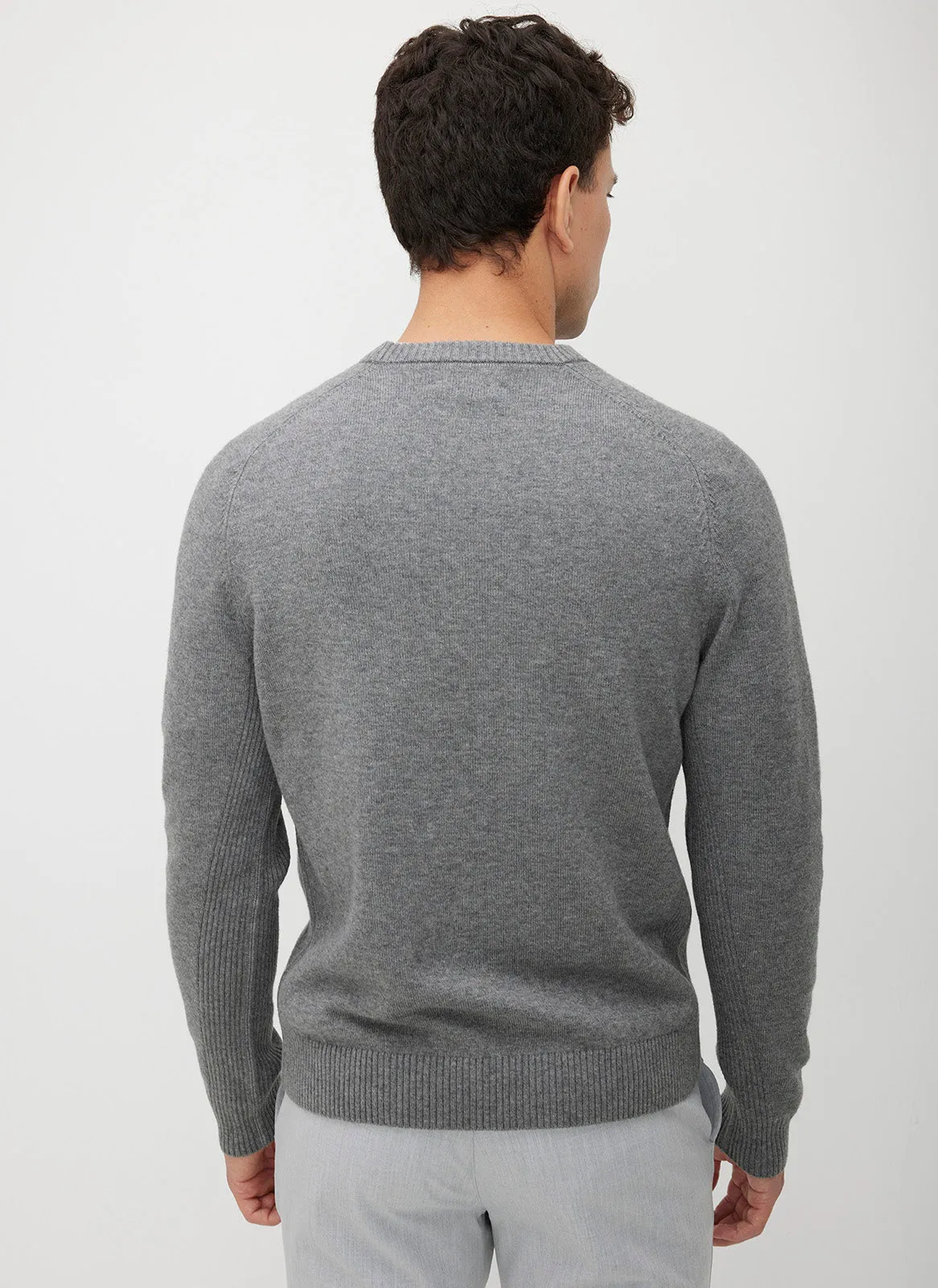 Merino Cotton Crewneck Sweater