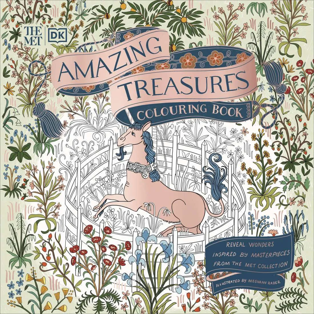 MET Amazing Treasures Colouring Book