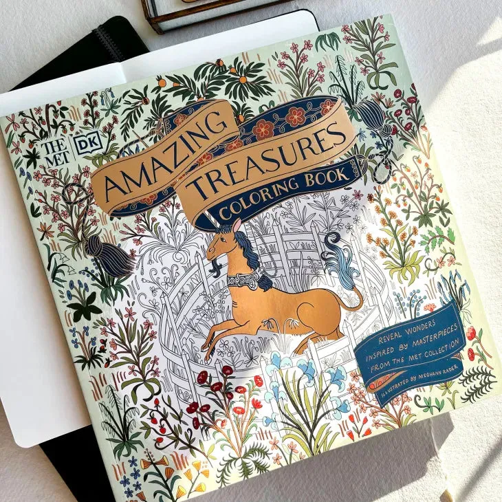 MET Amazing Treasures Colouring Book