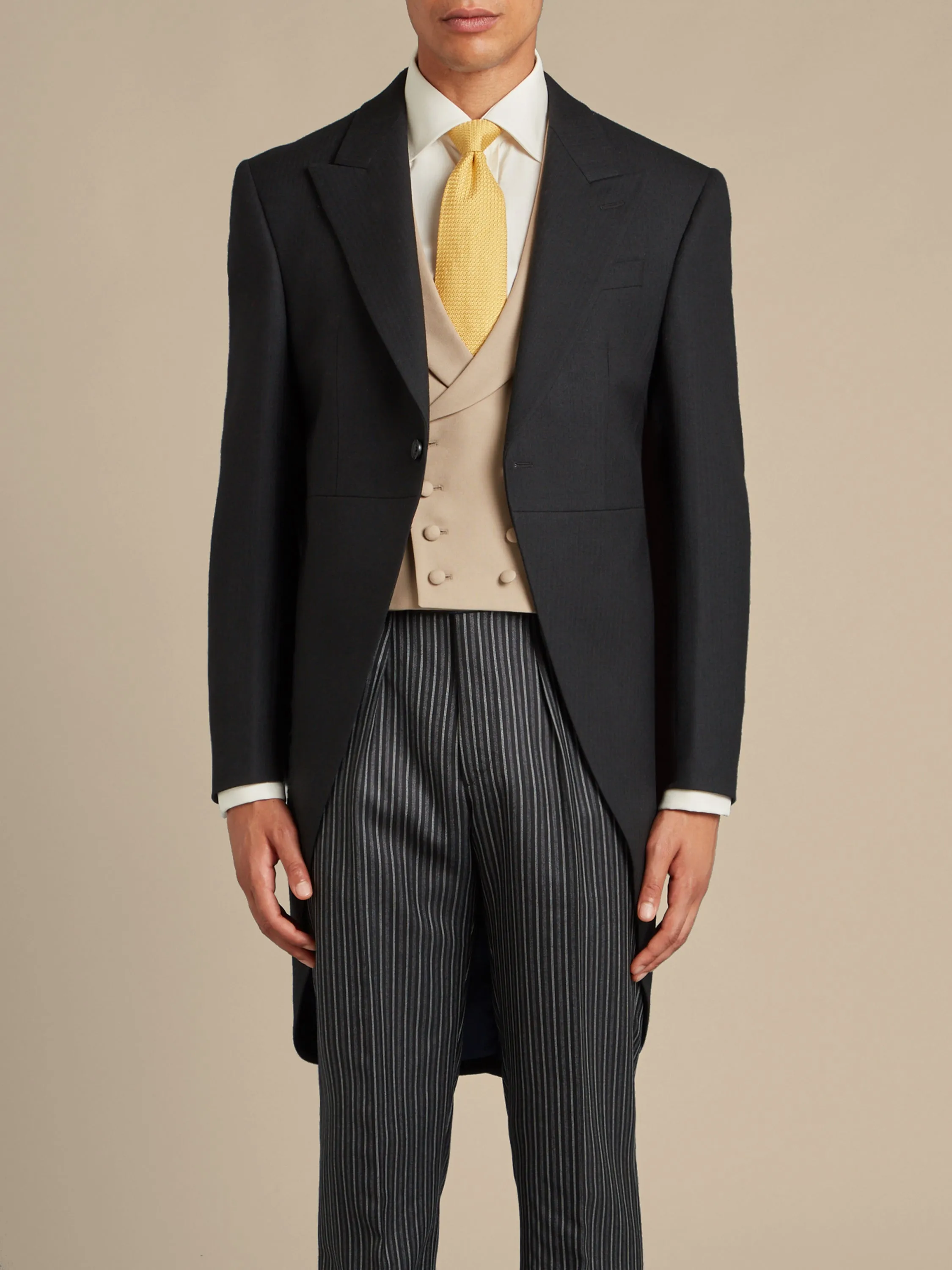 Morning Suit Three Piece Hire with Double Breasted Waistcoat