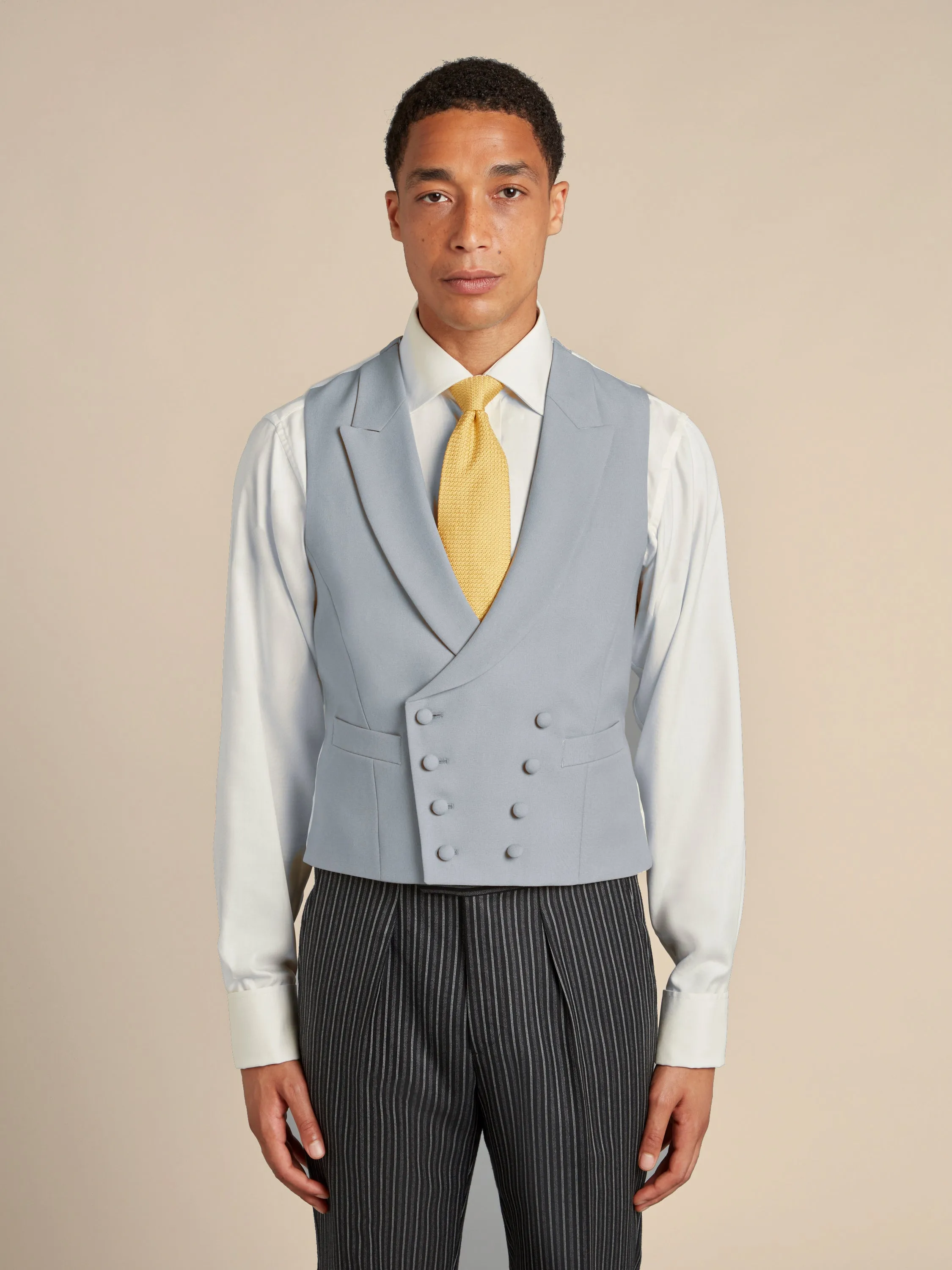 Morning Suit Three Piece Hire with Double Breasted Waistcoat