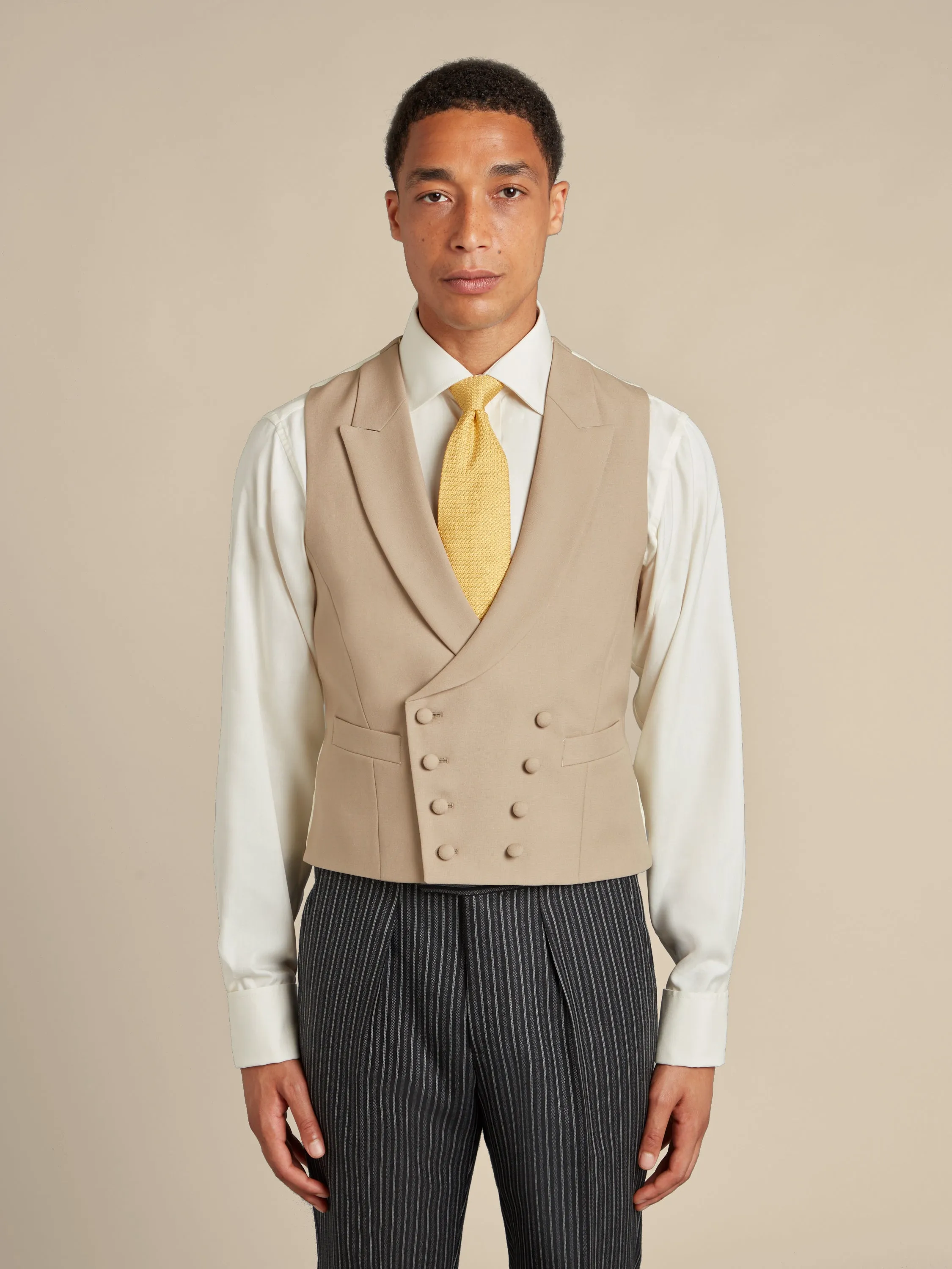 Morning Suit Three Piece Hire with Double Breasted Waistcoat