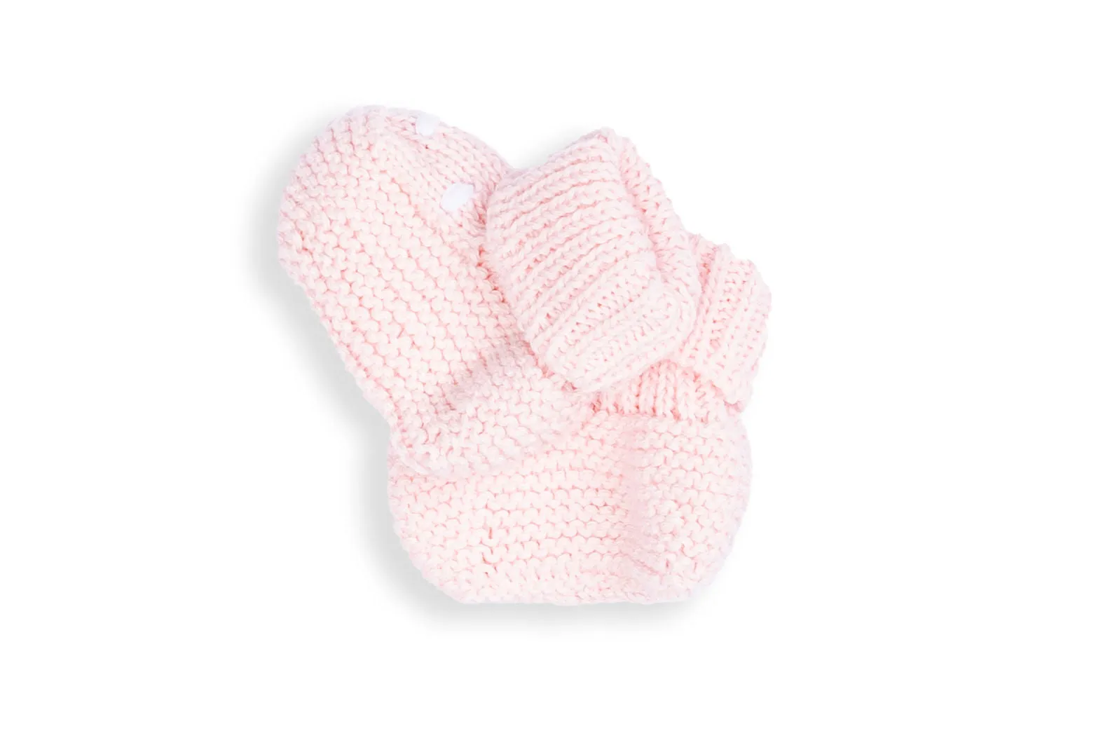 Pink Dot knit Booties