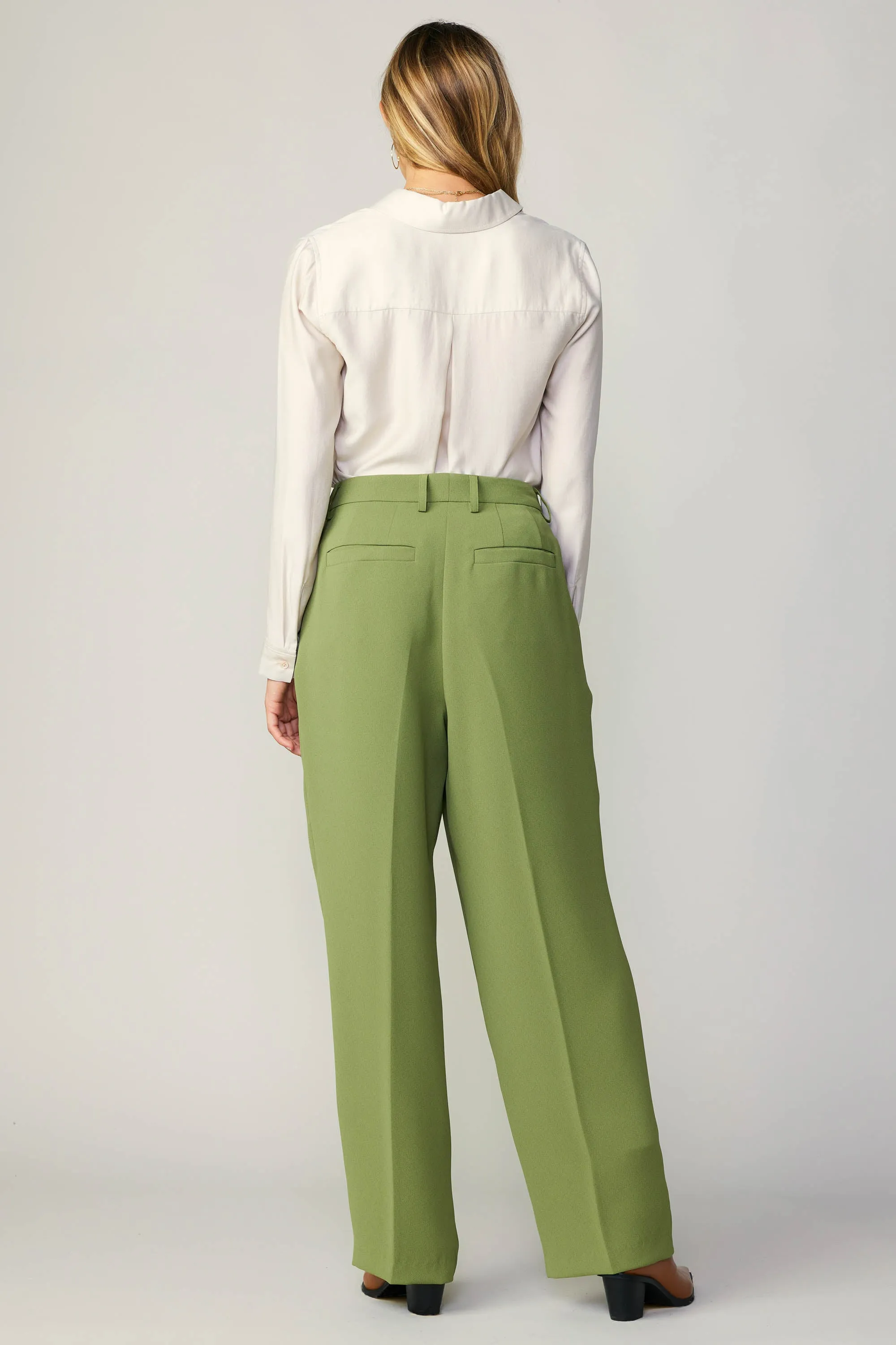 Pintucked Trousers