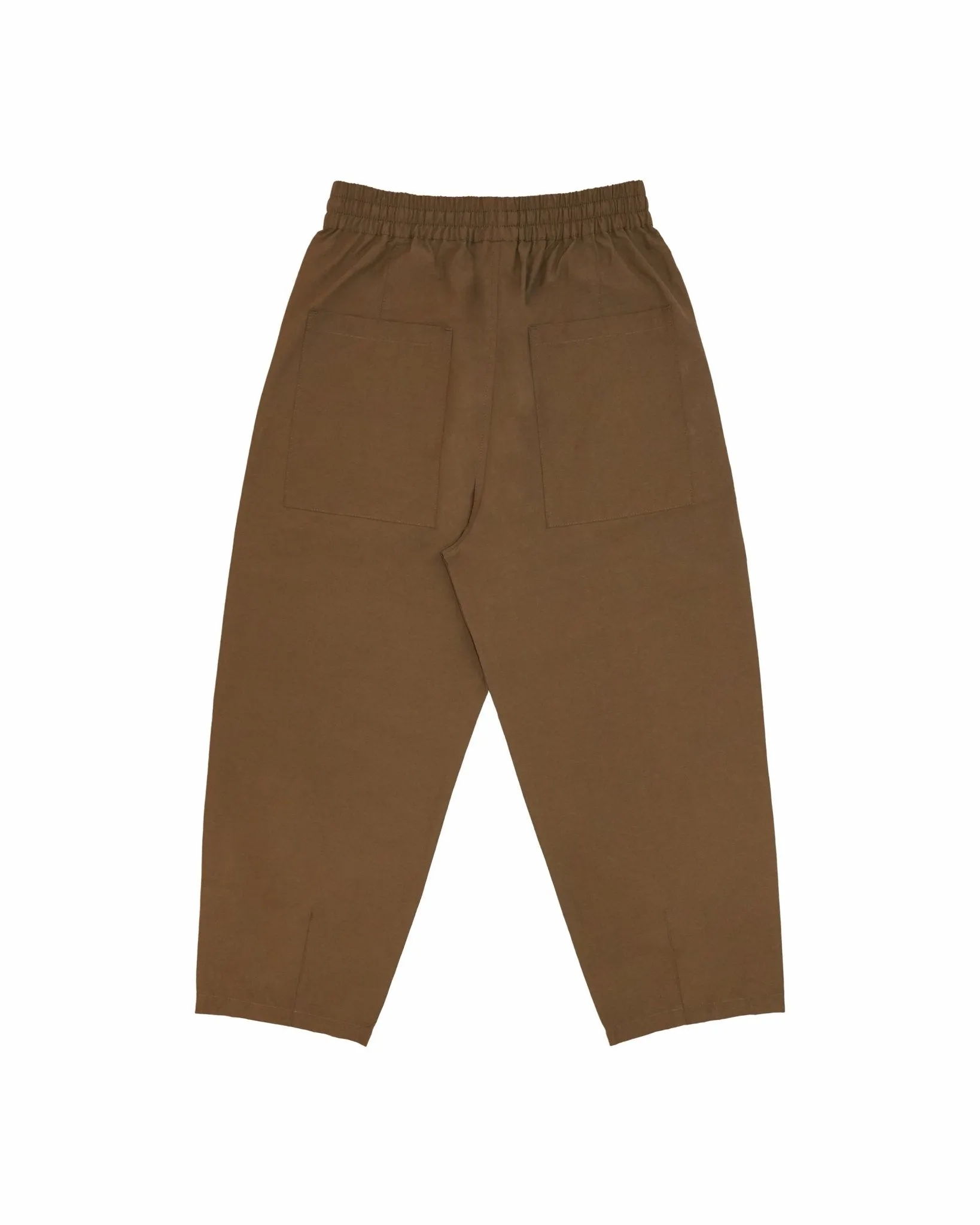 Relaxed Elasticated Trousers - Amber