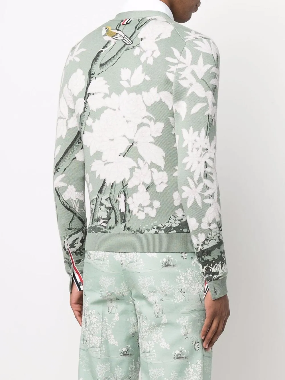 Seasonal Toile Jacquard Cardigan