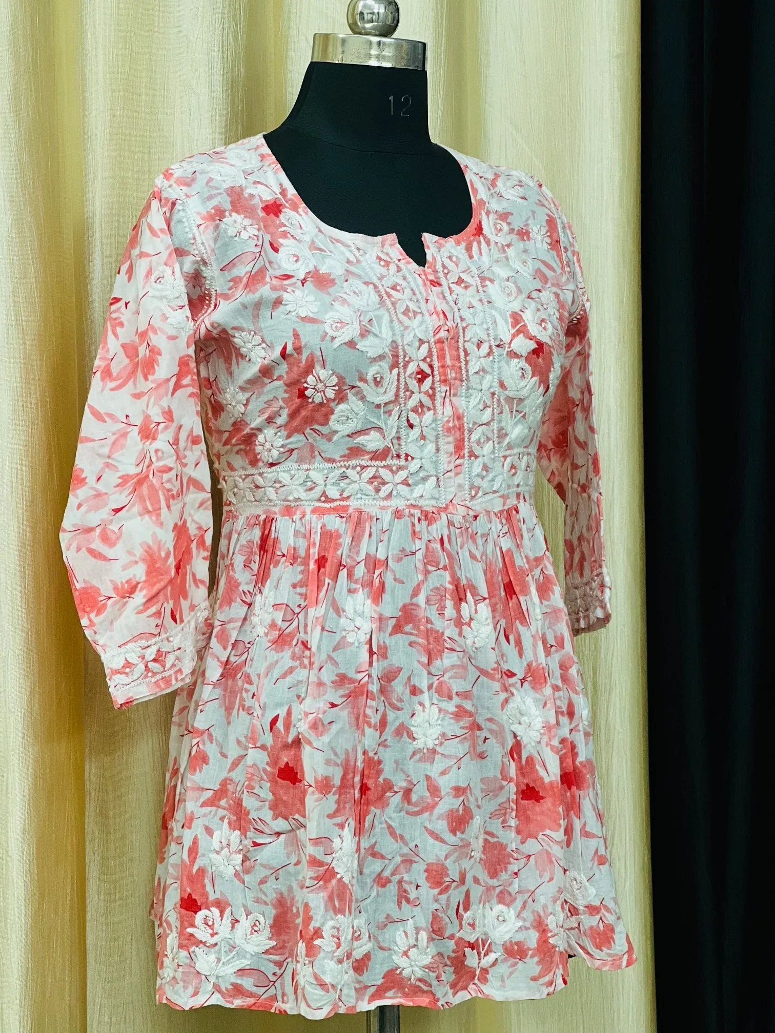 Short Chikankari Gowns