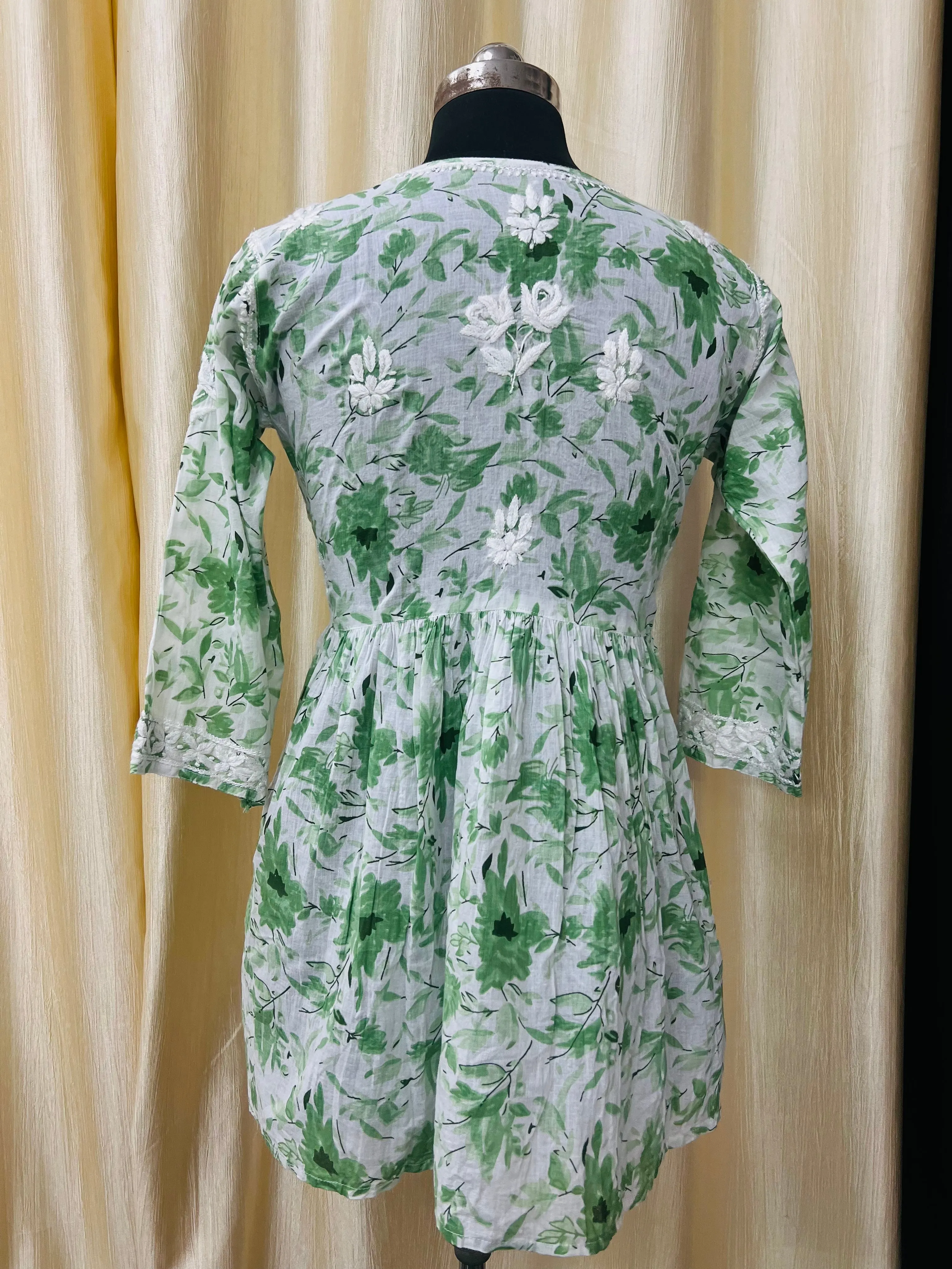 Short Chikankari Gowns