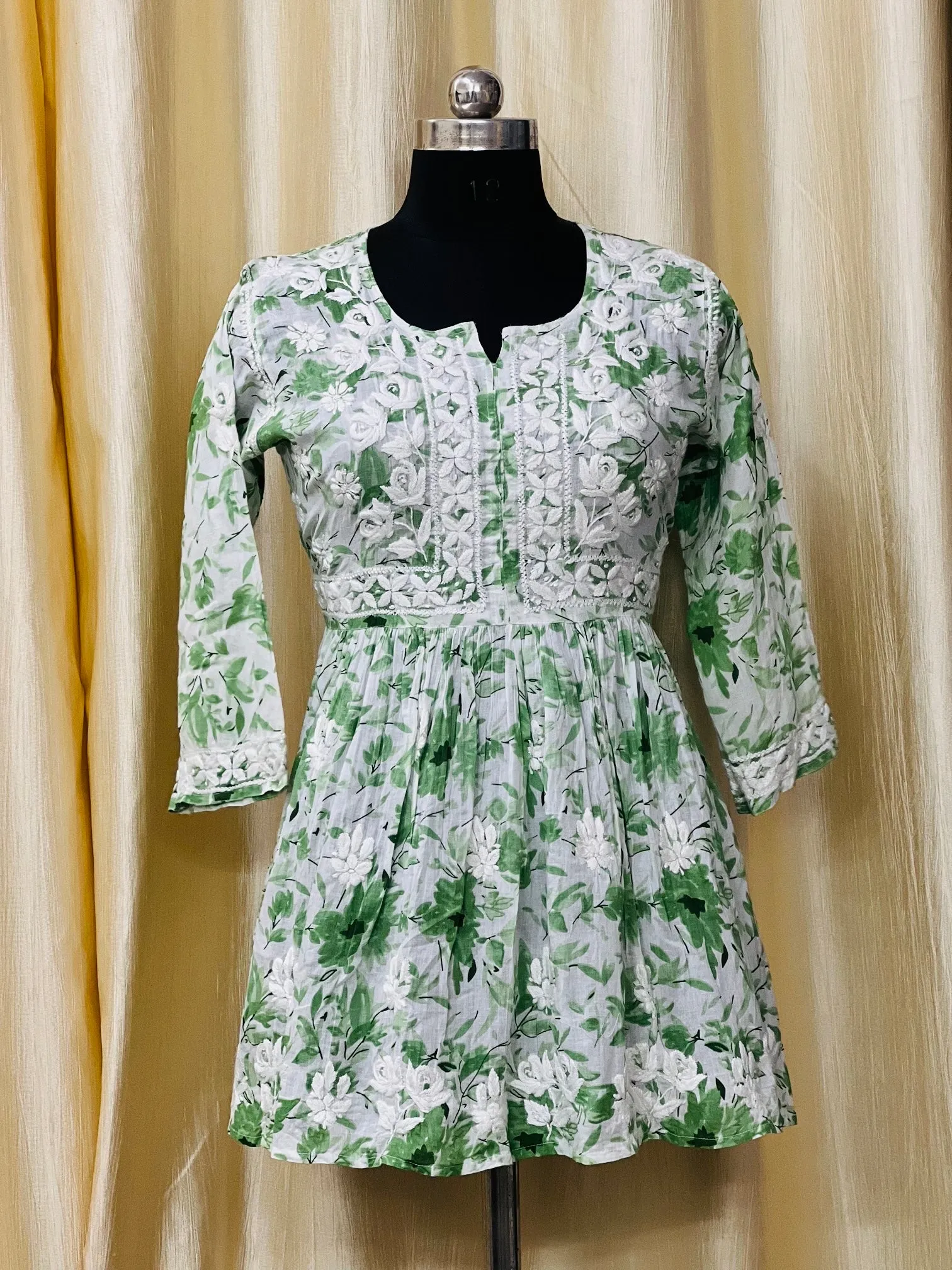 Short Chikankari Gowns