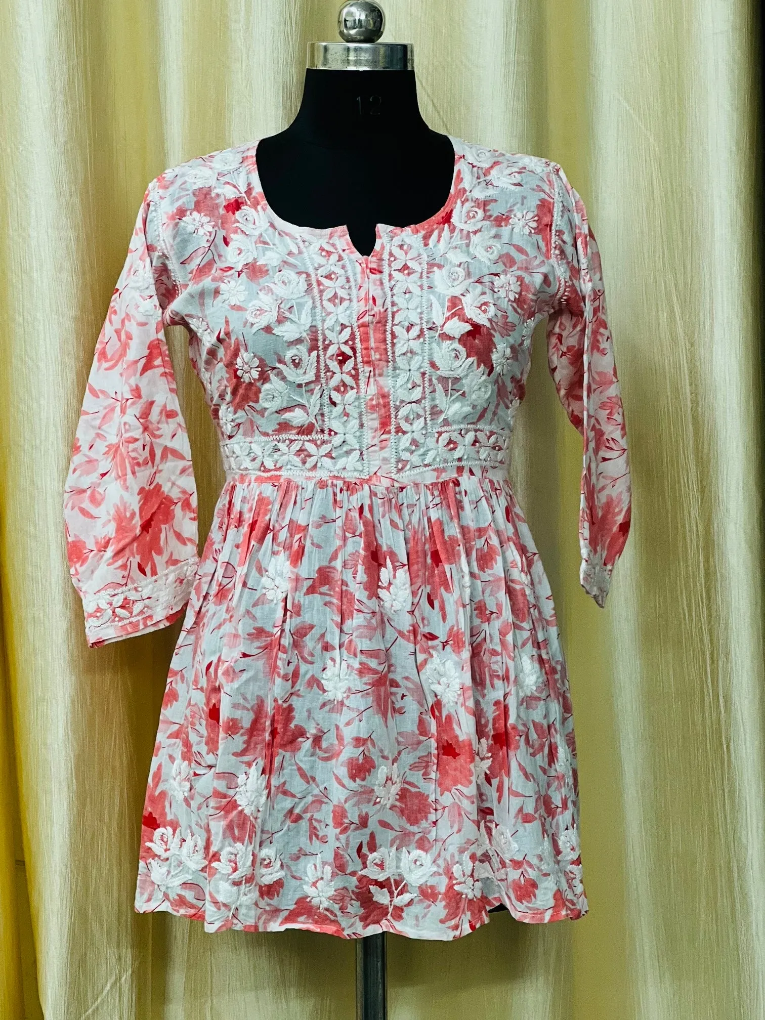 Short Chikankari Gowns