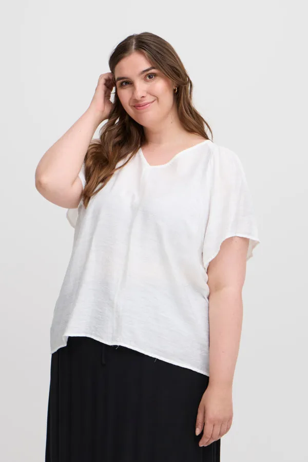 Simple Wish Mea Blouse in White